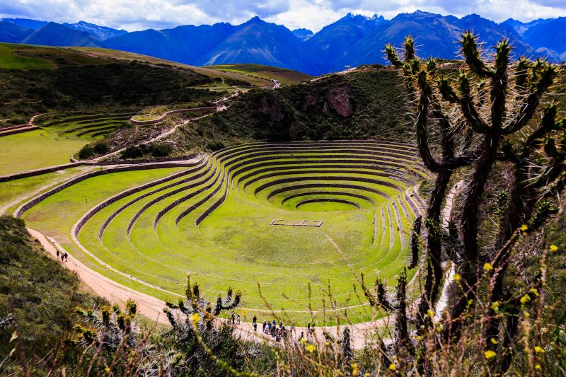 Ackerbauanlage der Inkas von Moral
