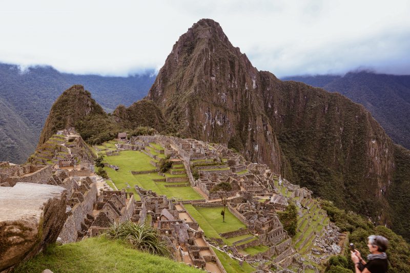 Blick auf dem Machu Pichu