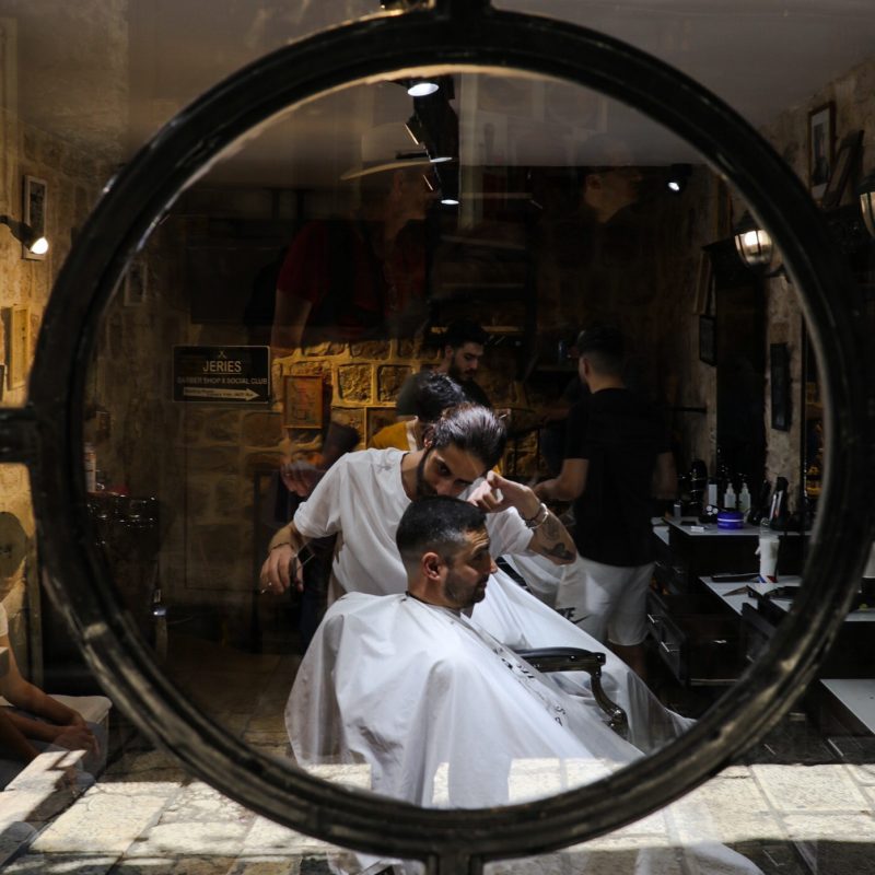 Barbier in der Jerusalemer Altstadt