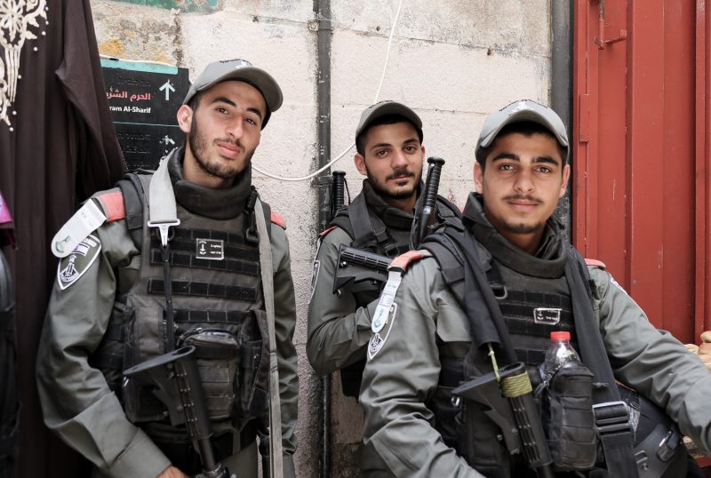 Israelische Sicherheitskräfte in der Jerusalemer Altstadt