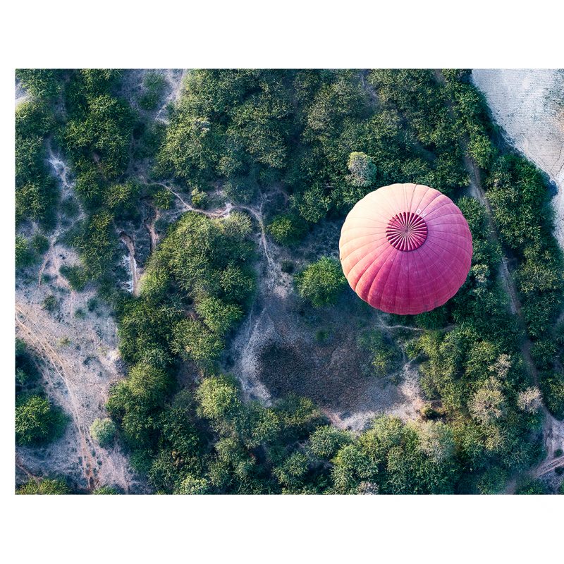 Flying Ballon over Bagan